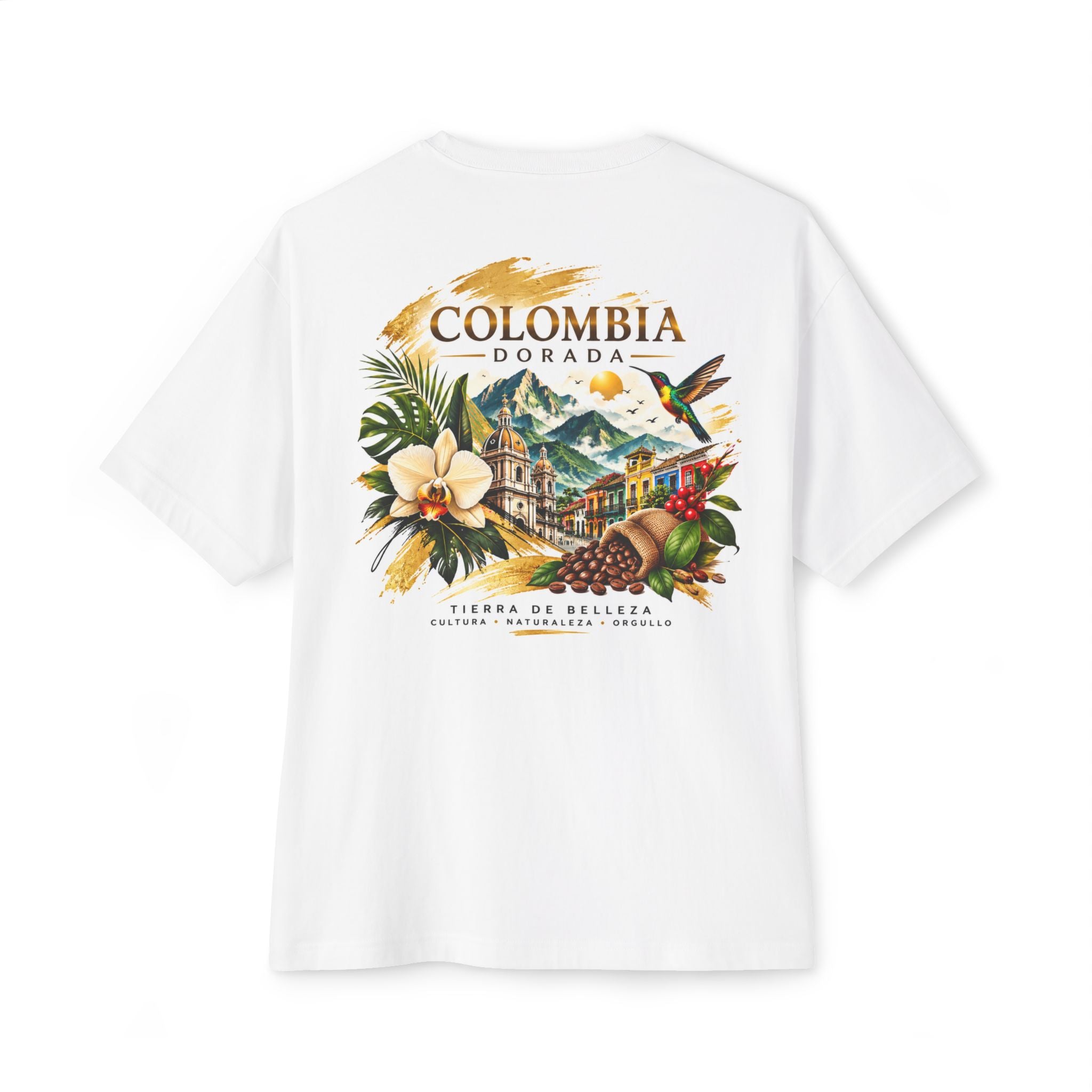 Colombia Dorada™ | Camiseta Premium Tierra de Belleza T-Shirt