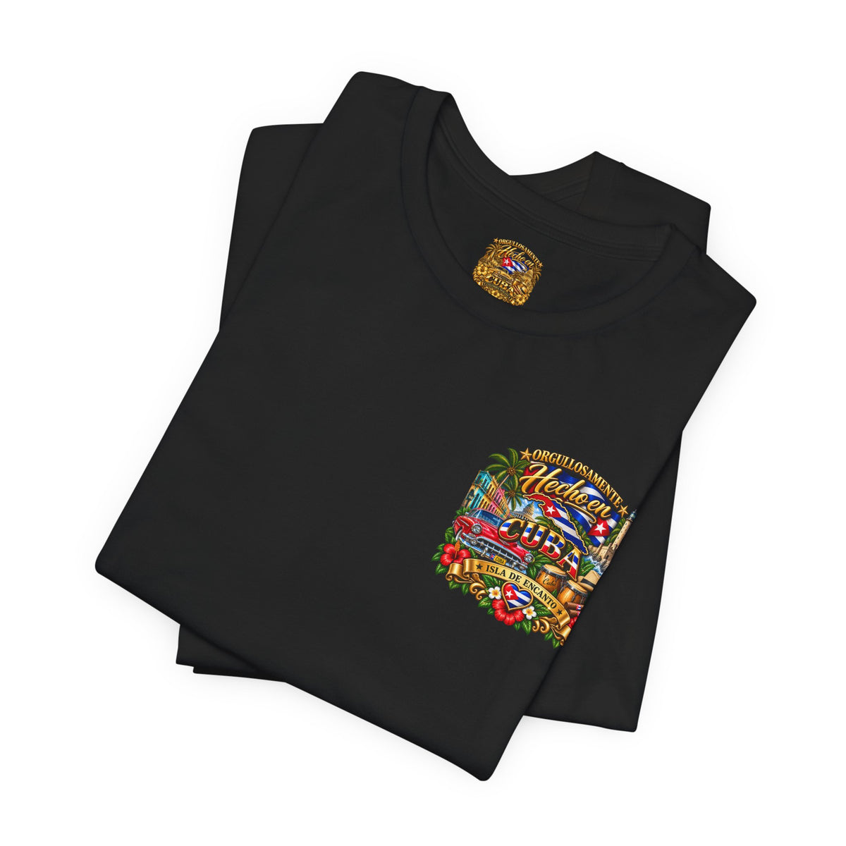 🇨🇺 Camiseta Hecho en Cuba Premium