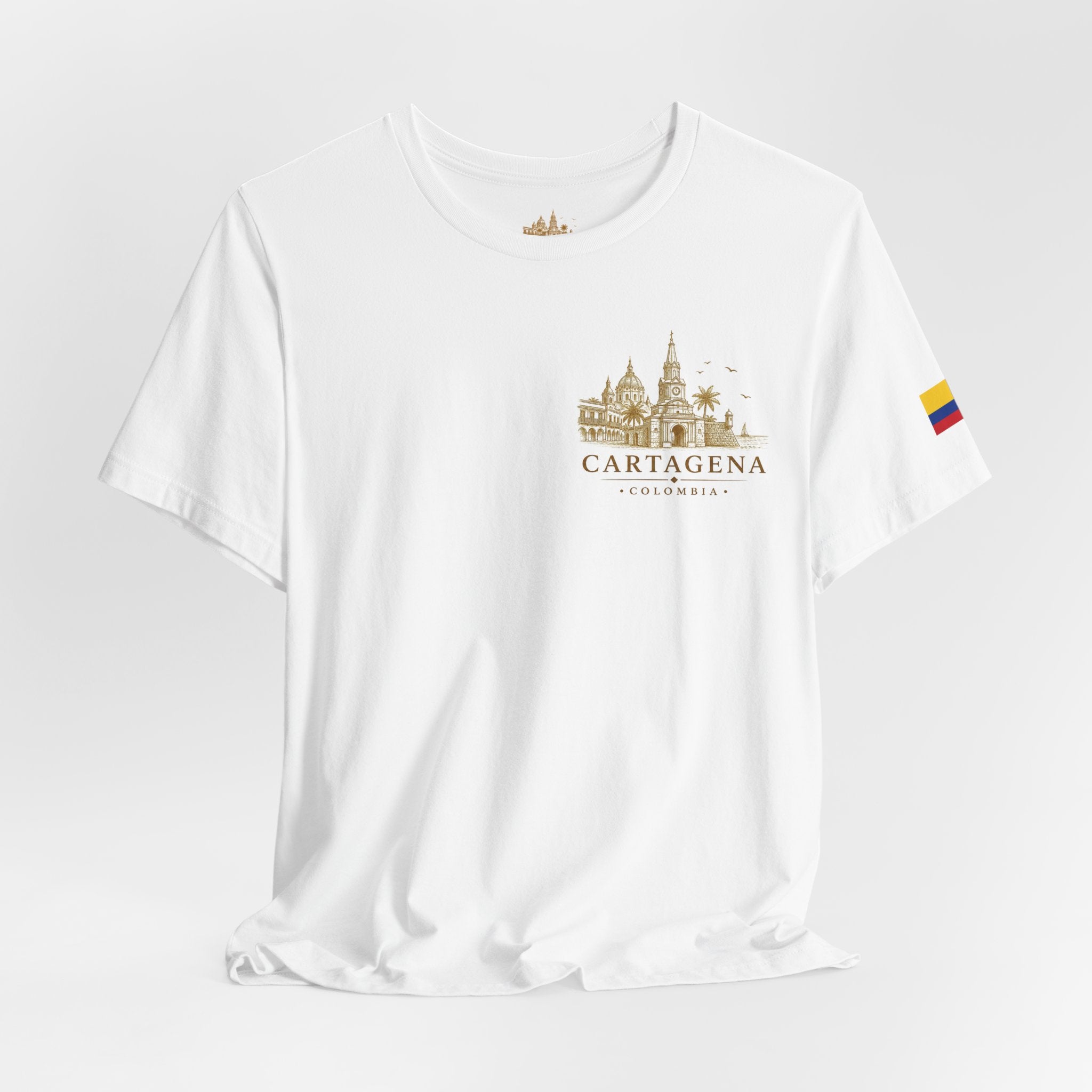 Camiseta Cartagena Colombia | Historia, Cultura y Encanto | Colombia Dorada | Unisex Premium T-shirt
