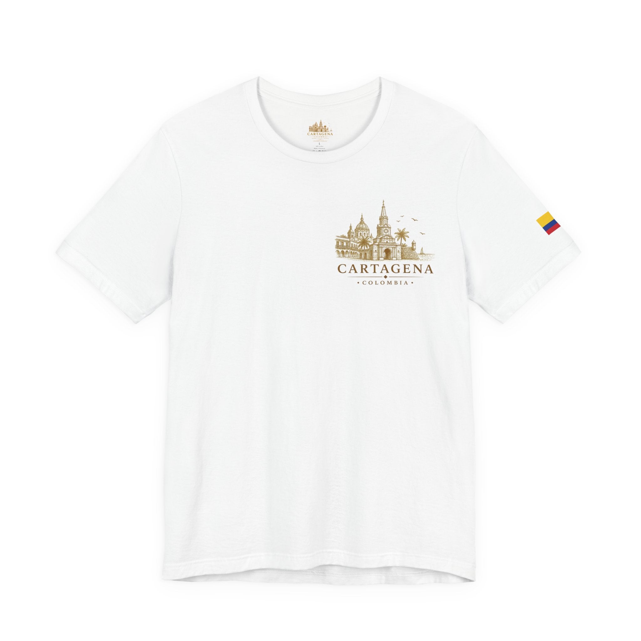 Camiseta Cartagena Colombia | Historia, Cultura y Encanto | Colombia Dorada | Unisex Premium T-shirt