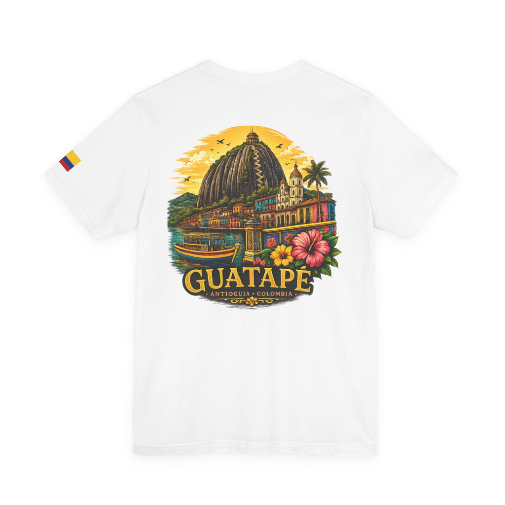 Guatapé Colombia™ | Camiseta Premium Unisex – Colombia Dorada T-Shirt